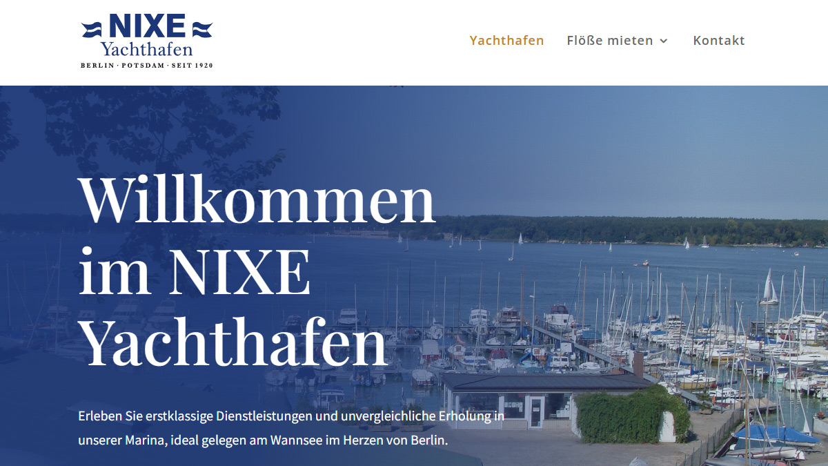 Nixe Yachthafen bei Berlin